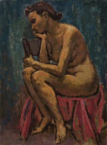 HUGHIE LEE-SMITH (1915 - 1999) Nude.                                                                                                             